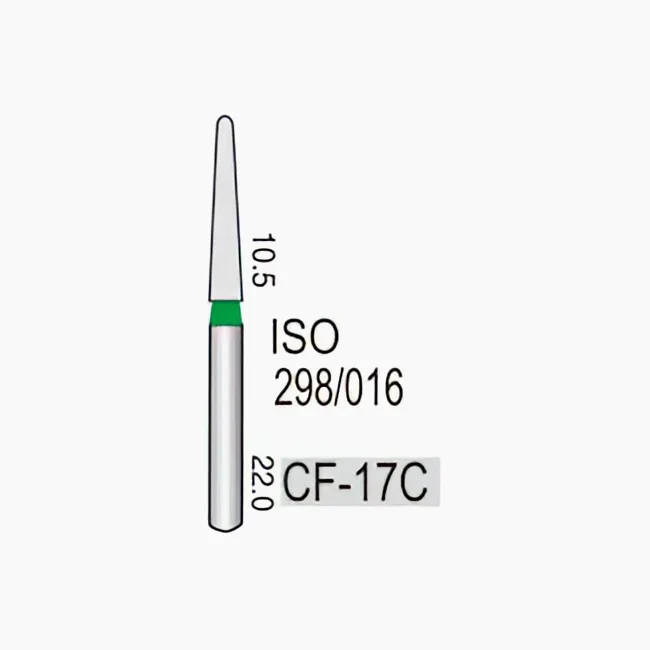 Chamfur Torpedo (Gingival Curettage) CF-17C, Coarse Grit, 299/017