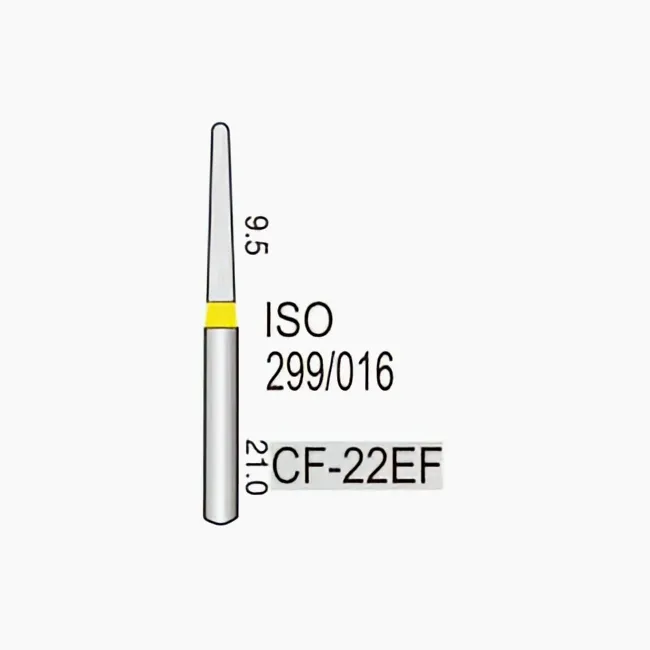 مخروطي مدبب (كحت لثوي) CF-22EF، حبيبات فائقة النعومة، 298/015