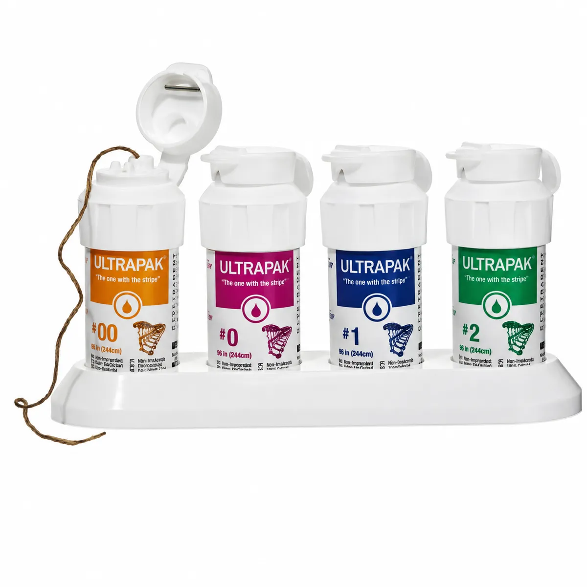 Ultrapak, 100% Cotton Knitted Retraction Cord Kit, Assorted Sizes