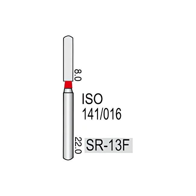 Shoulder Straight Round End Cylinder SR-13F, Fine Grit, 141/015