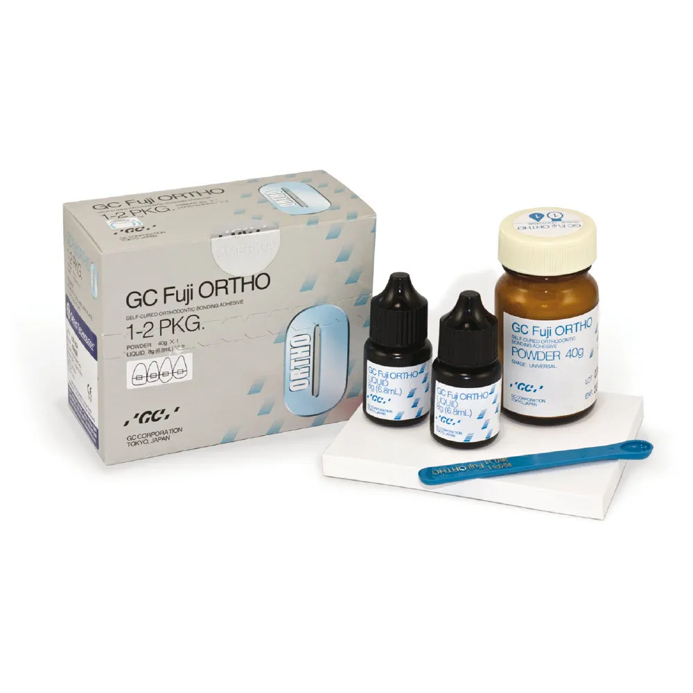 GC Fuji ORTHO، P/L حزمة مقدمة، 1-2 حزمة، مسحوق 40g + 2 x سائل 6.8ml