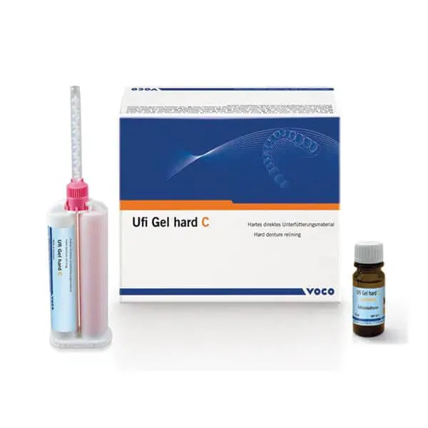 Ufi Gel Hard C، طقم تبطين مباشر لطقم الأسنان