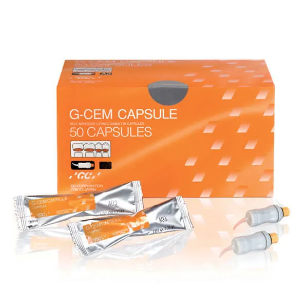 GC G-CEM Self-Adhesive Luting Cement, Translucent, Capsules