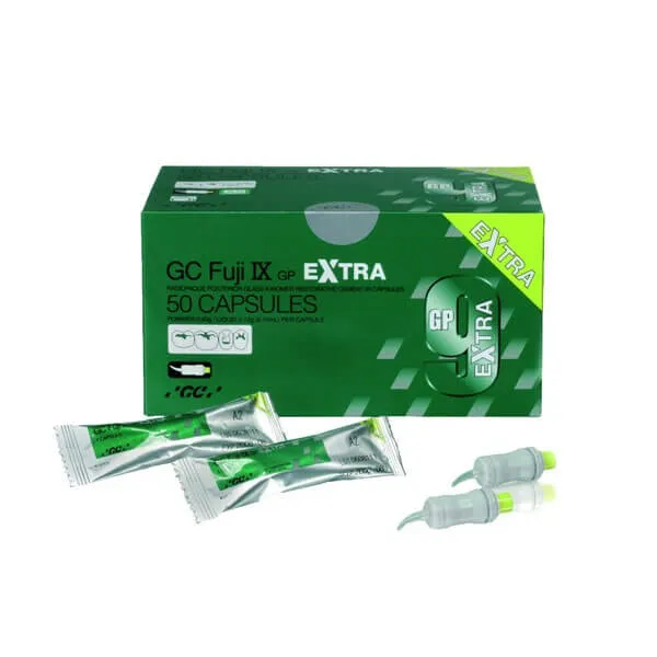 GC Fuji IX GP EXTRA، زجاج أيونومر قابل للتعبئة، A2