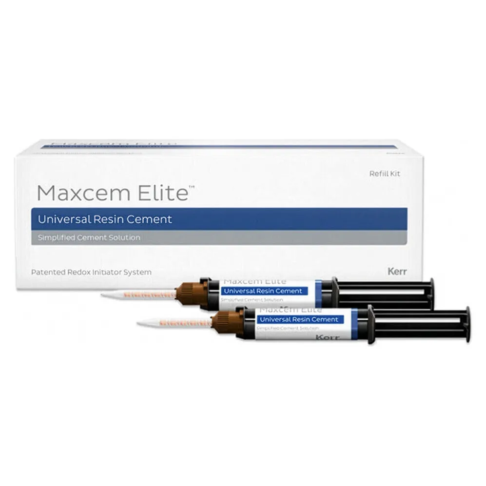 Maxcem Elite, Self-Adhesive Resin Cement, Yellow, PK/2 x 5g