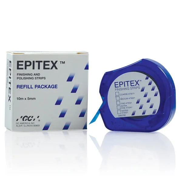 GC EPITEX, Finishing and Polishing Strips, 10m, Coarse (Blue), Refill