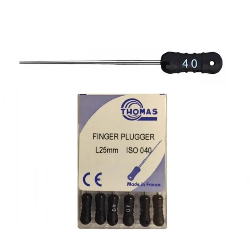 Thomas Finger Plugger 25mm #15-40 من الفولاذ المقاوم للصدأ