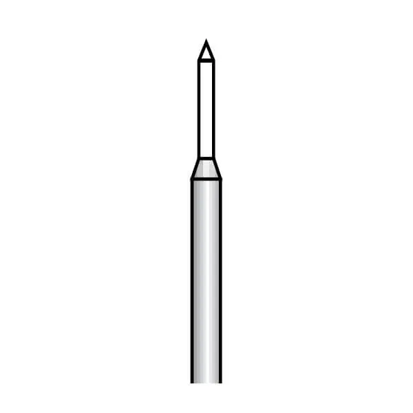 Ash Hi-Di Diamond Burs, Cylinder (129), Medium, FG 010