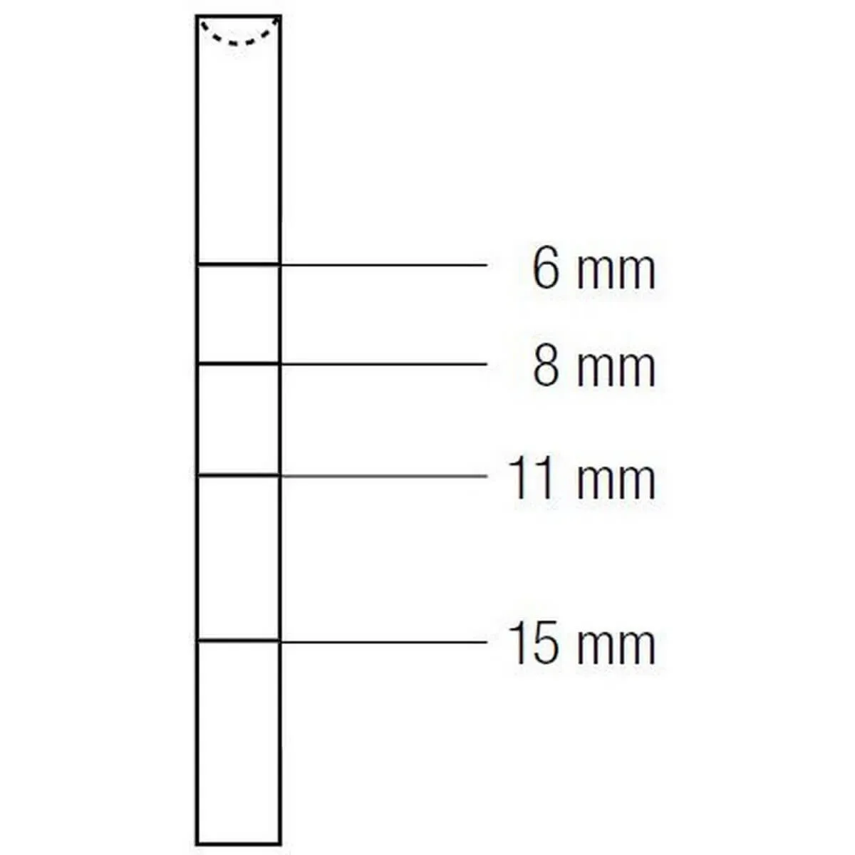 أوستيوتوم مقعر 2.7mm