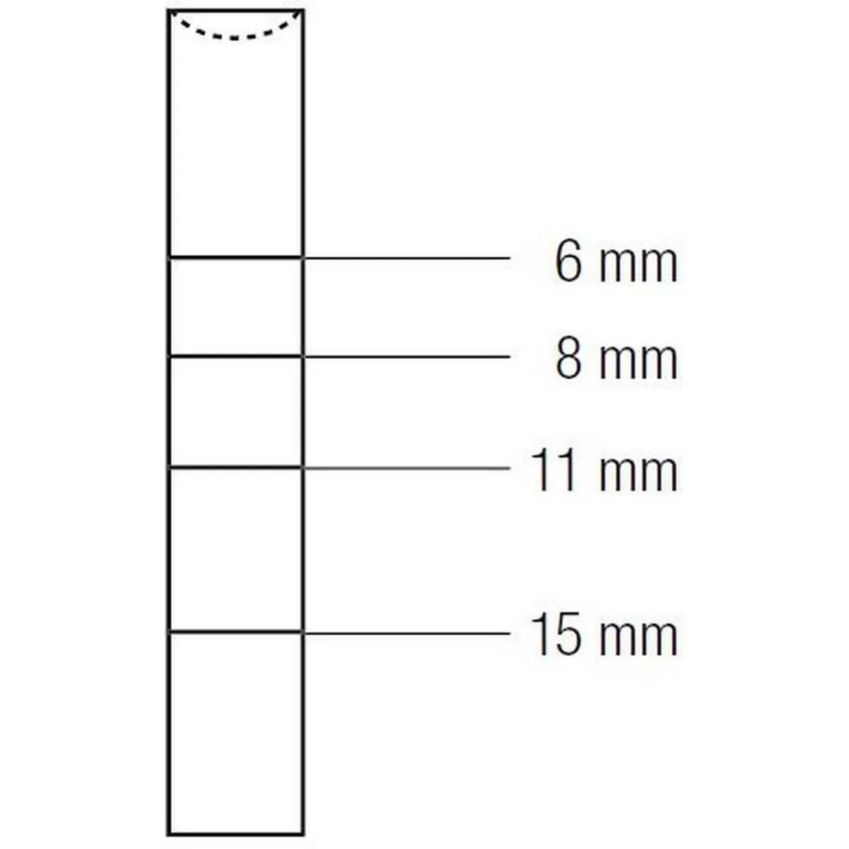Osteotome Bayonet Concave 3.7mm