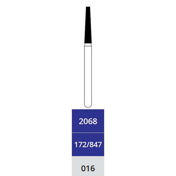Diamond Bur, Truncated Cone, X-Coarse, FG Long 315-016, 2068VC