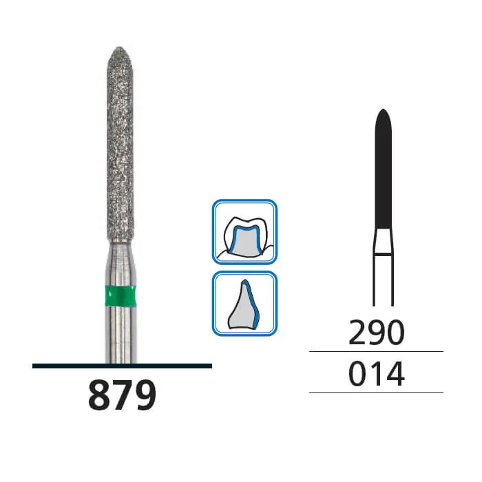 Diamond Burs, Torpedo, Coarse, FG 014, 532505