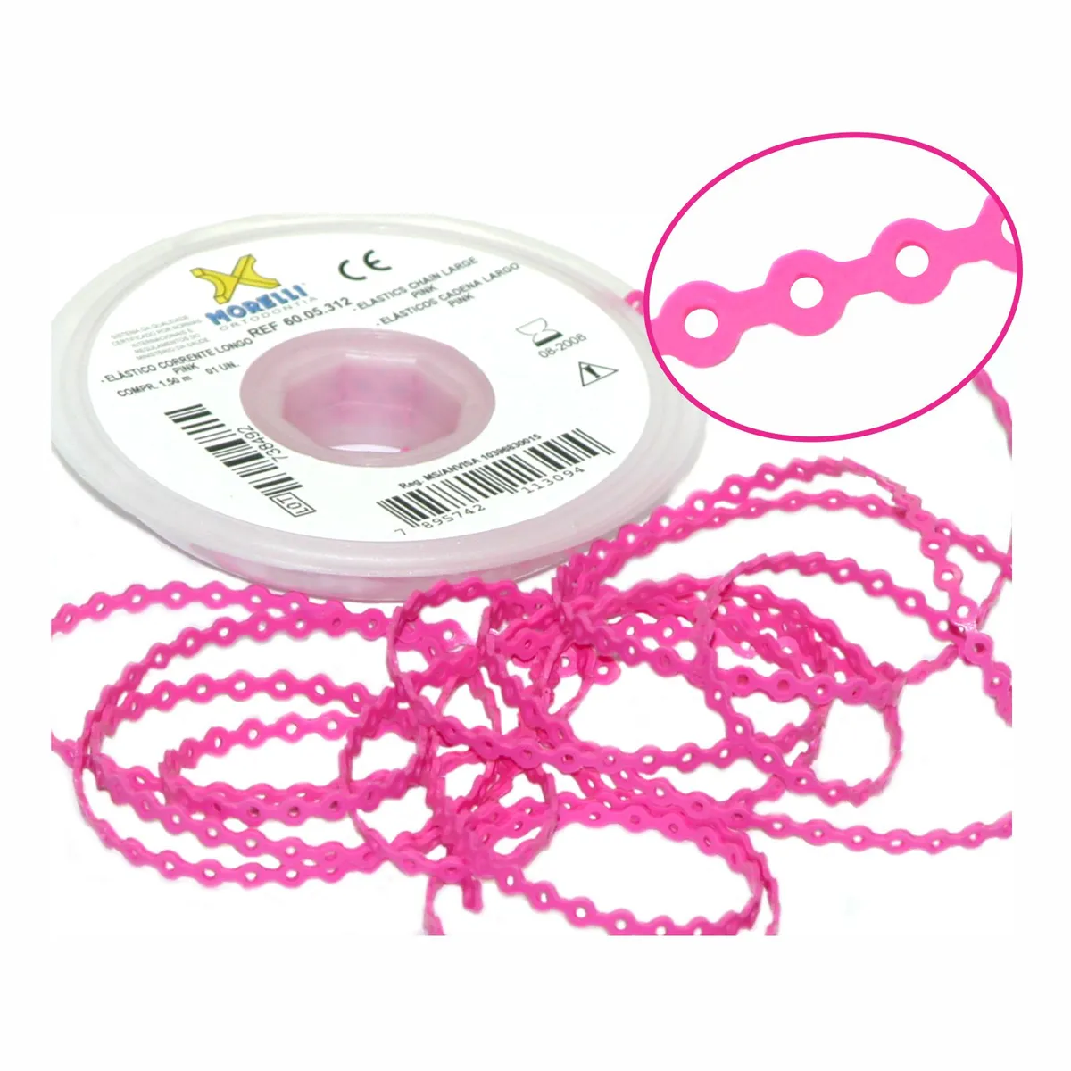 Elastic Chain Long, Rose