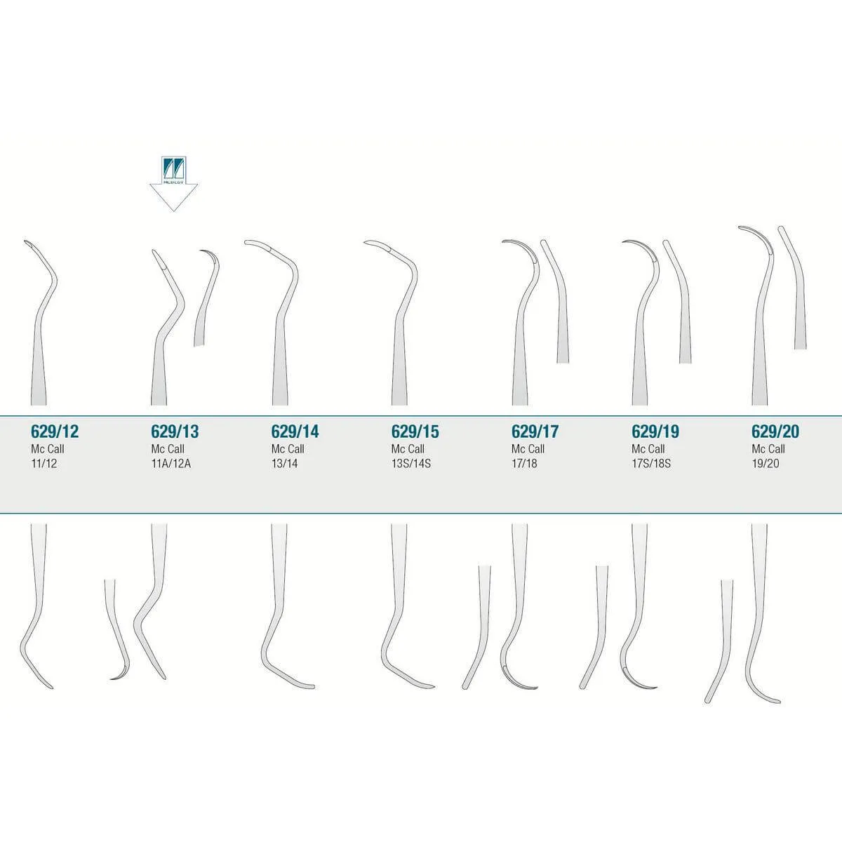 Curette MC CALL 11A/12A
