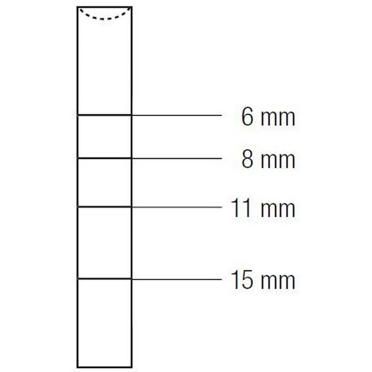 موسع العظم مقعر 3.2mm