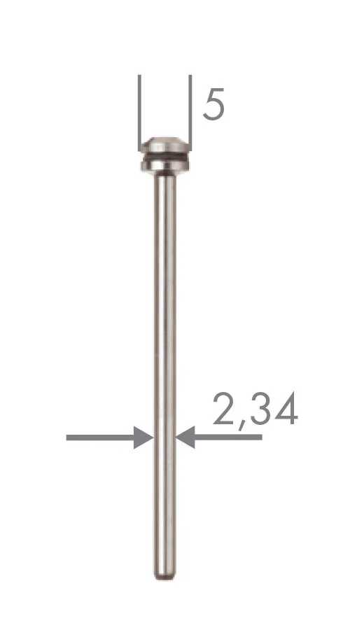 عمود حامل برغي مع فتحة، HP Shank