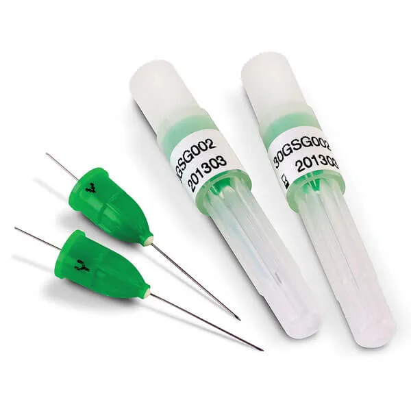 Short Needles 30G x 25mm