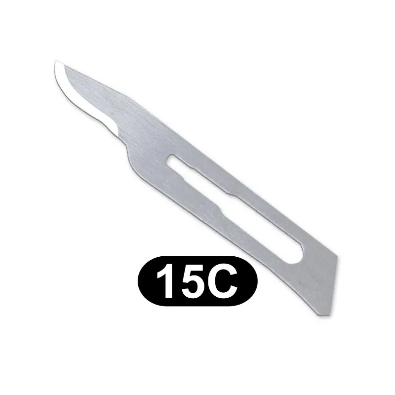 شفرات جراحية، فولاذ كربوني، معقم #15C