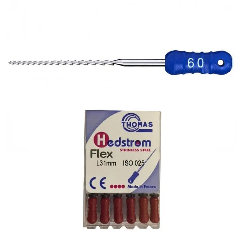 Thomas H-File Flex 21mm #45 من الفولاذ المقاوم للصدأ