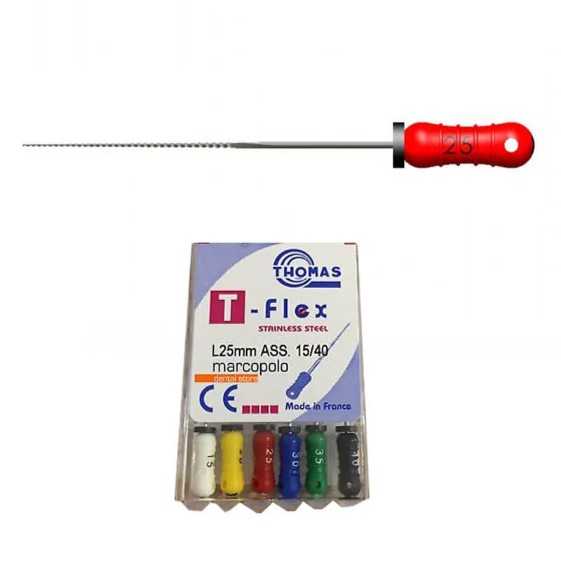 Thomas K-File T-Flex 25mm #20 Stainless Steel