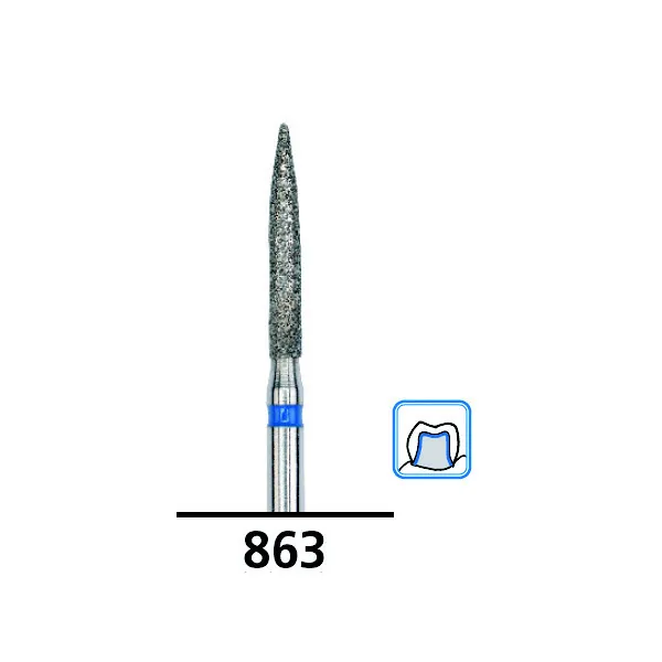 سنابل ألماسية مخروطية ذات نهاية مستديرة C850، فائقة النعومة، FG-014