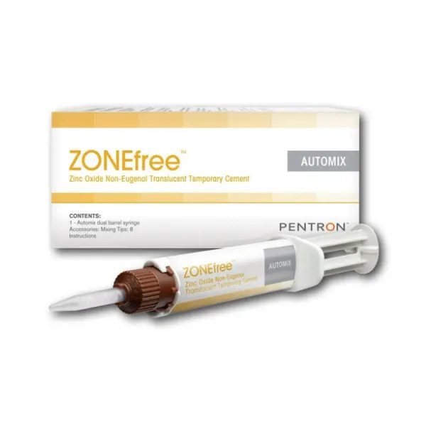 ZONEfree أسمنت مؤقت شفاف غير أوجينولي