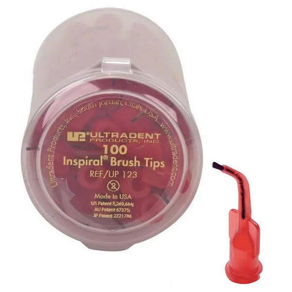 رؤوس فرشاة Inspiral، توصيل سلس للمواد اللزجة، Luer-Lock