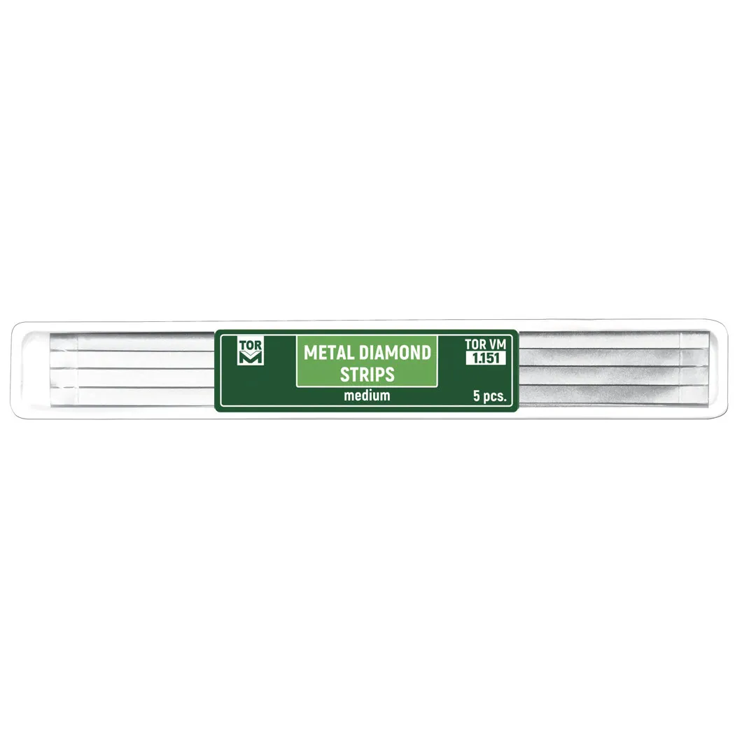 Metal Diamond Strips, Medium, 4mm