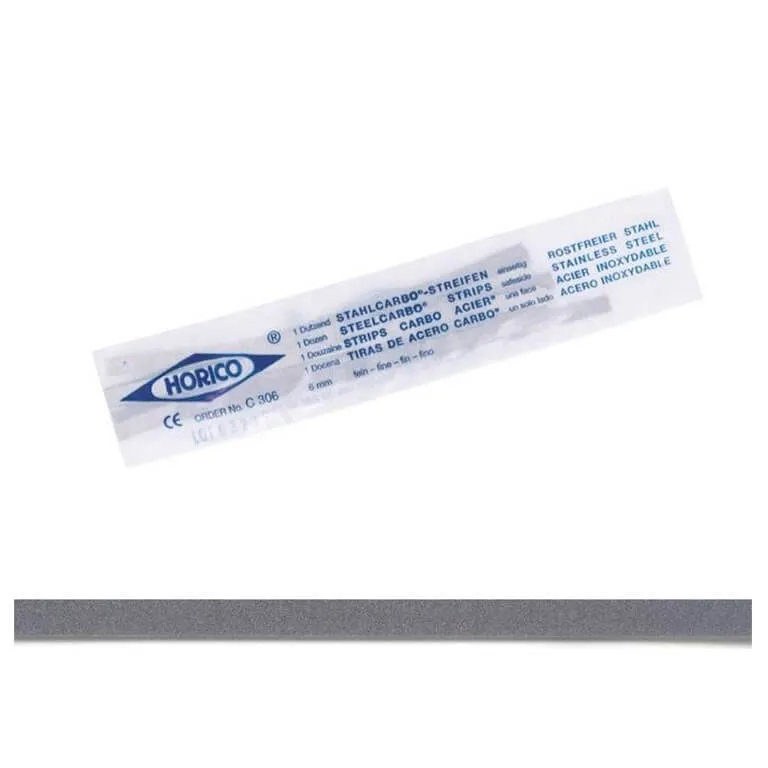 Separating Steel Carbo Strips 316L, Medium Grit, Double Side, 6mm