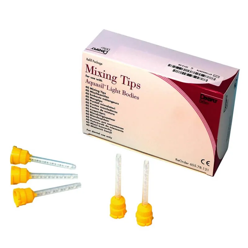 Aquasil Ultra LV/XLV Mixing Tips, Yellow