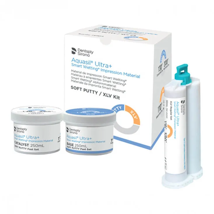 Aquasil Ultra+ Soft Putty, Fast Set + XLV, Regular Set