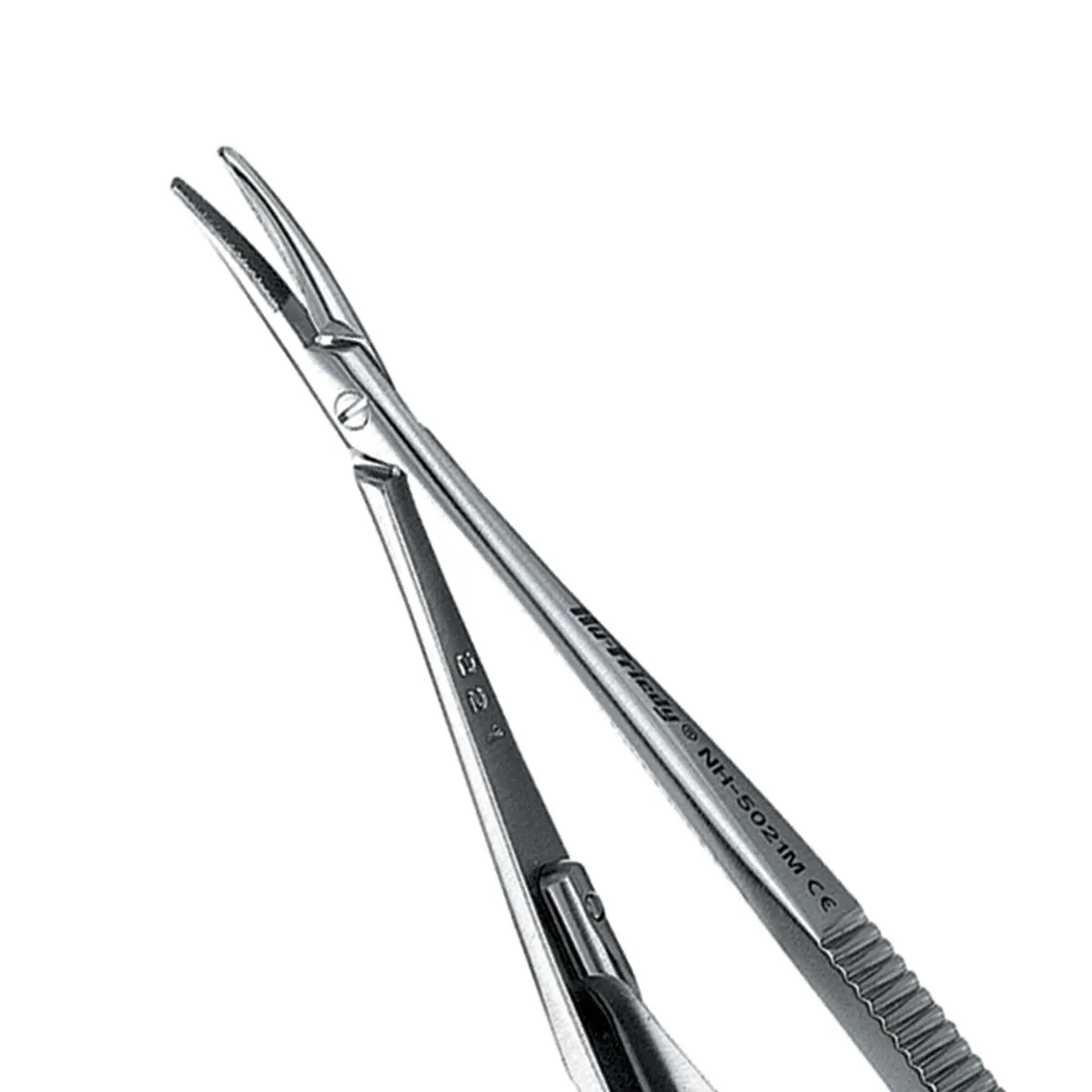 Micro Curved Castro Perma Sharp Needle Holder, 14 cm (5.5")