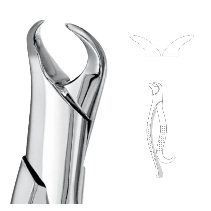 Lower Molars Extraction Forceps, Cowhorn, #16
