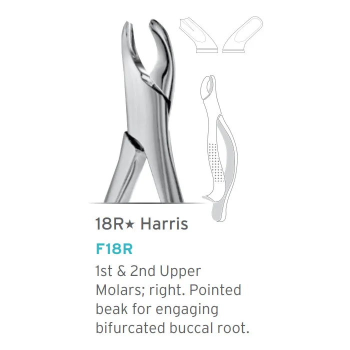 كلابة Harris، خطاف إبهام منقار أيمن #18R