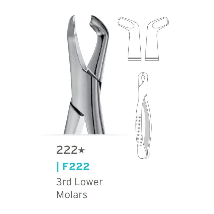 Lower 3rd Molar Extraction Forceps #222