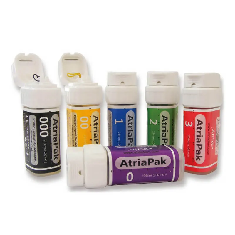 AtriaPak Gingival Retraction Cord Non-Medicated #000