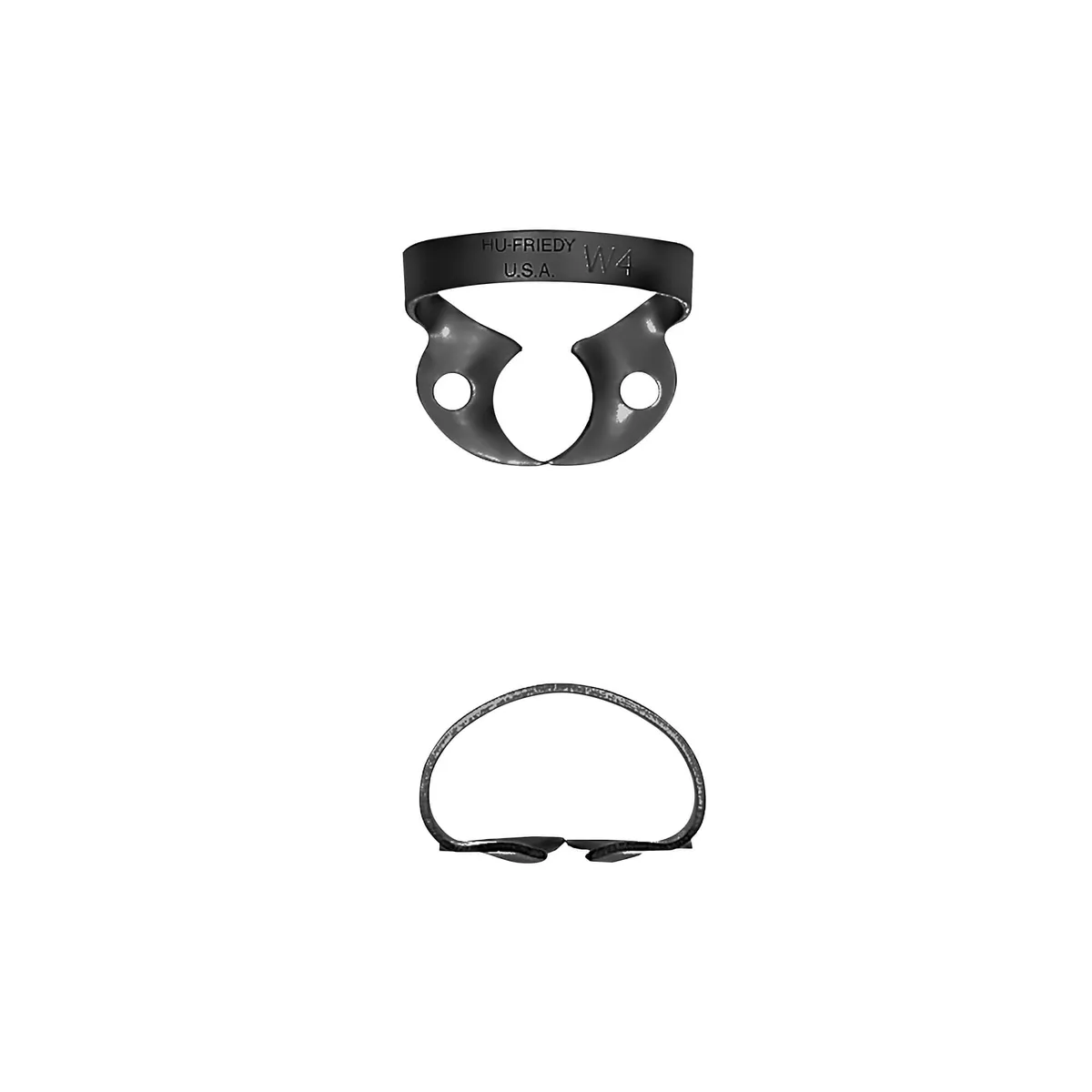 Rubber Dam Clamp #4W, Upper Molar, BlackLine