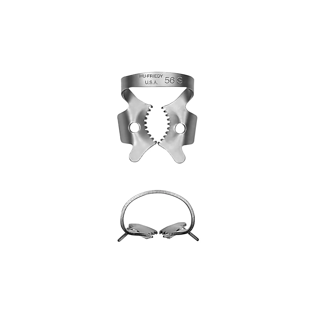 Rubber Dam Clamp #56S, Irregular Molars