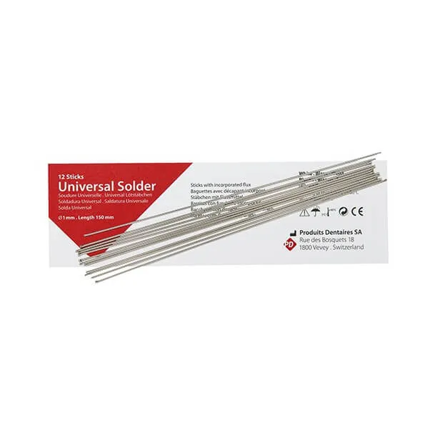 Universal Solder Silver Base White، PK/12