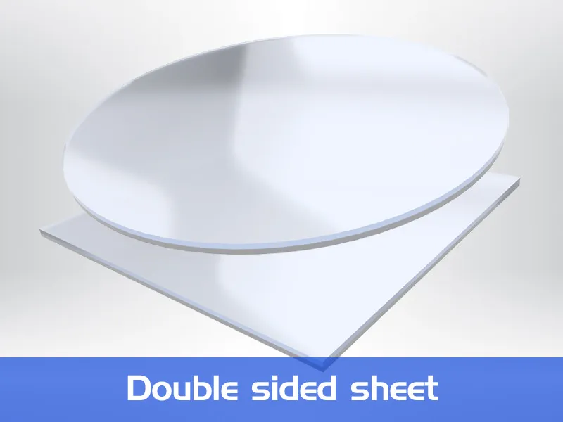 Crystal Hard Sheets, Round 125mm, 1.0mm, PK/5