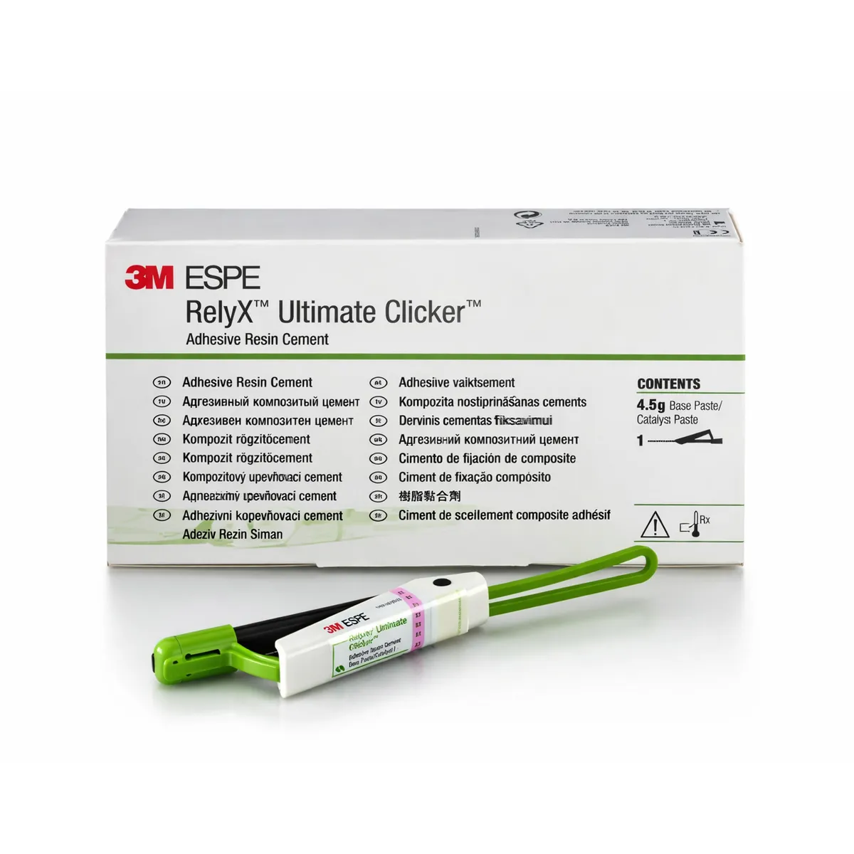 إعادة تعبئة 3M RelyX Ultimate Clicker Adhesive Resin Cement Translucent 56920