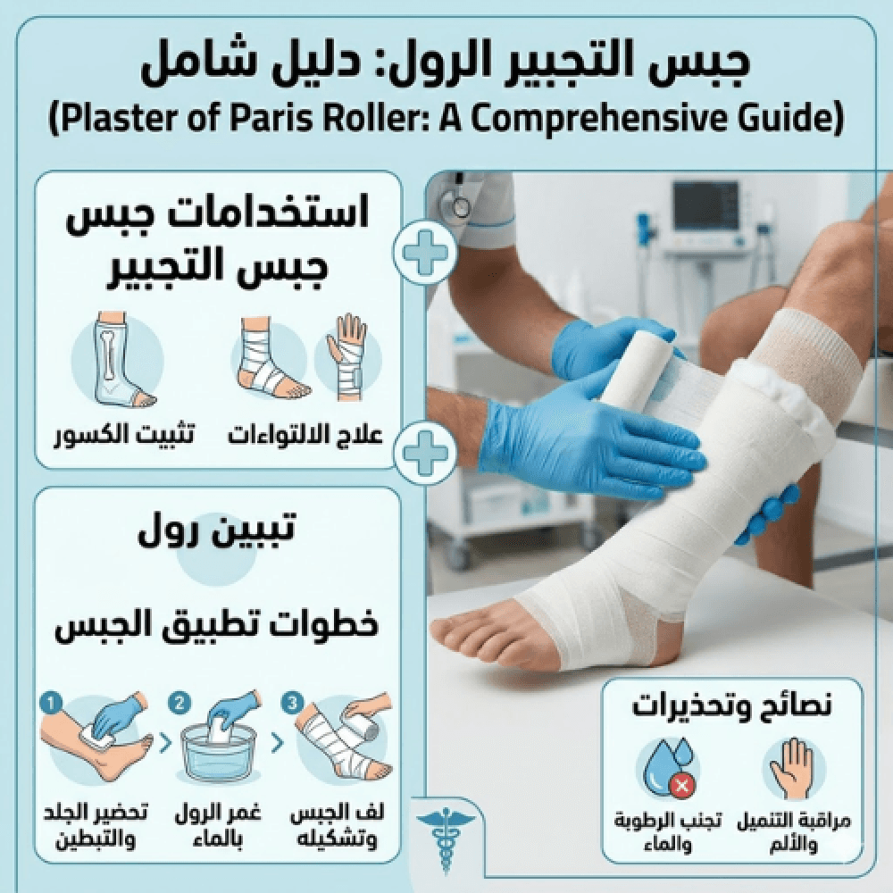 جبس تجبير رول
