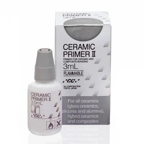 GC CERAMIC PRIMER II، للسيراميك والكومبوزيت 3ml زجاجة سائل