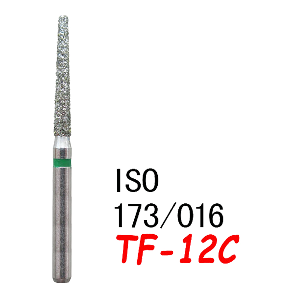 Straight Taper Flat End TF-12C, Coarse Grit, 173/017
