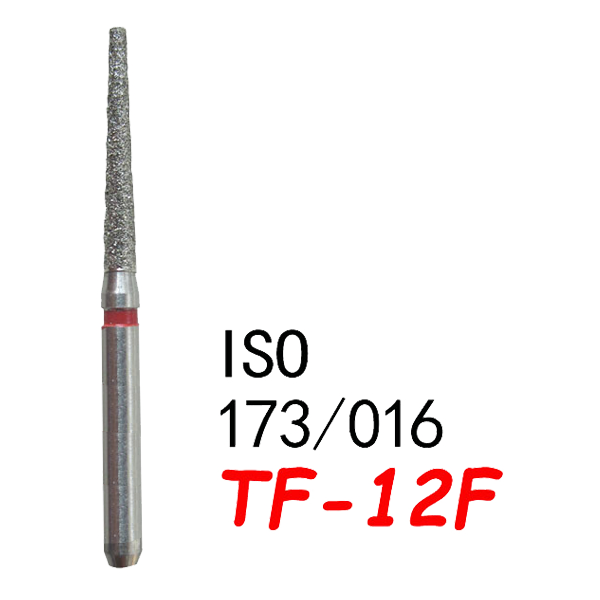 تناقص مستقيم نهاية مسطحة TF-12F، حبيبات ناعمة، 173/015