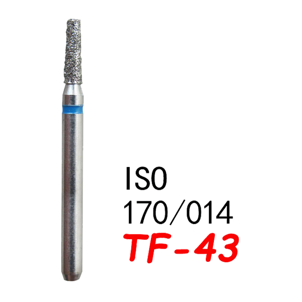 تناقص مستقيم نهاية مسطحة TF-43، خشونة قياسية، 170/014