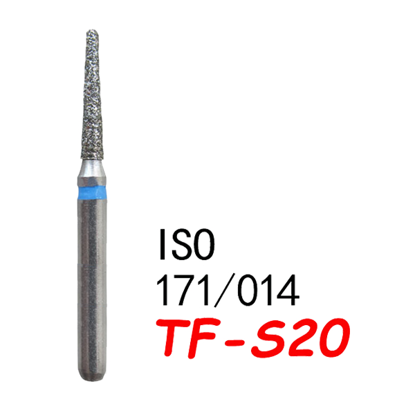 تناقص مستقيم نهاية مسطحة قصيرة TF-S20، حبيبات قياسية، 171/014