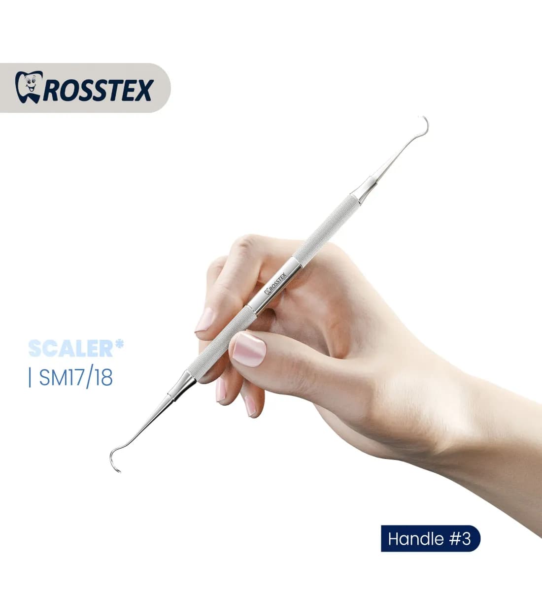 Dental Curette McCall 17/18, Handle No. 3