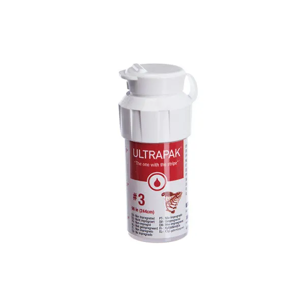 Ultrapak, 100% Cotton Knitted Retraction Cord, Size #3