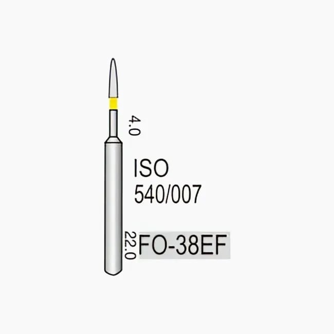 Flame Ogival End FO-38EF, Extra Fine Grit, 247/007